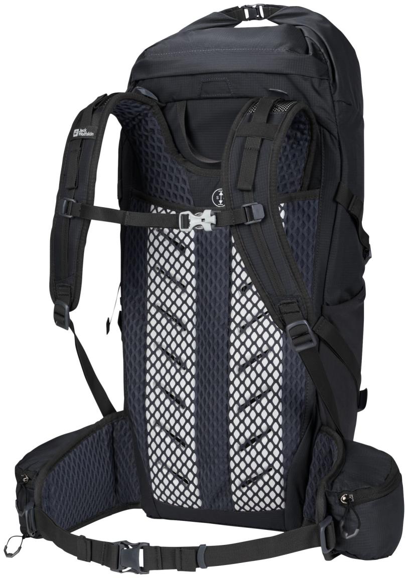 Jack Wolfskin Cyrox Shape 30 S-L Sportrucksack Höhenverstellbar schwarz