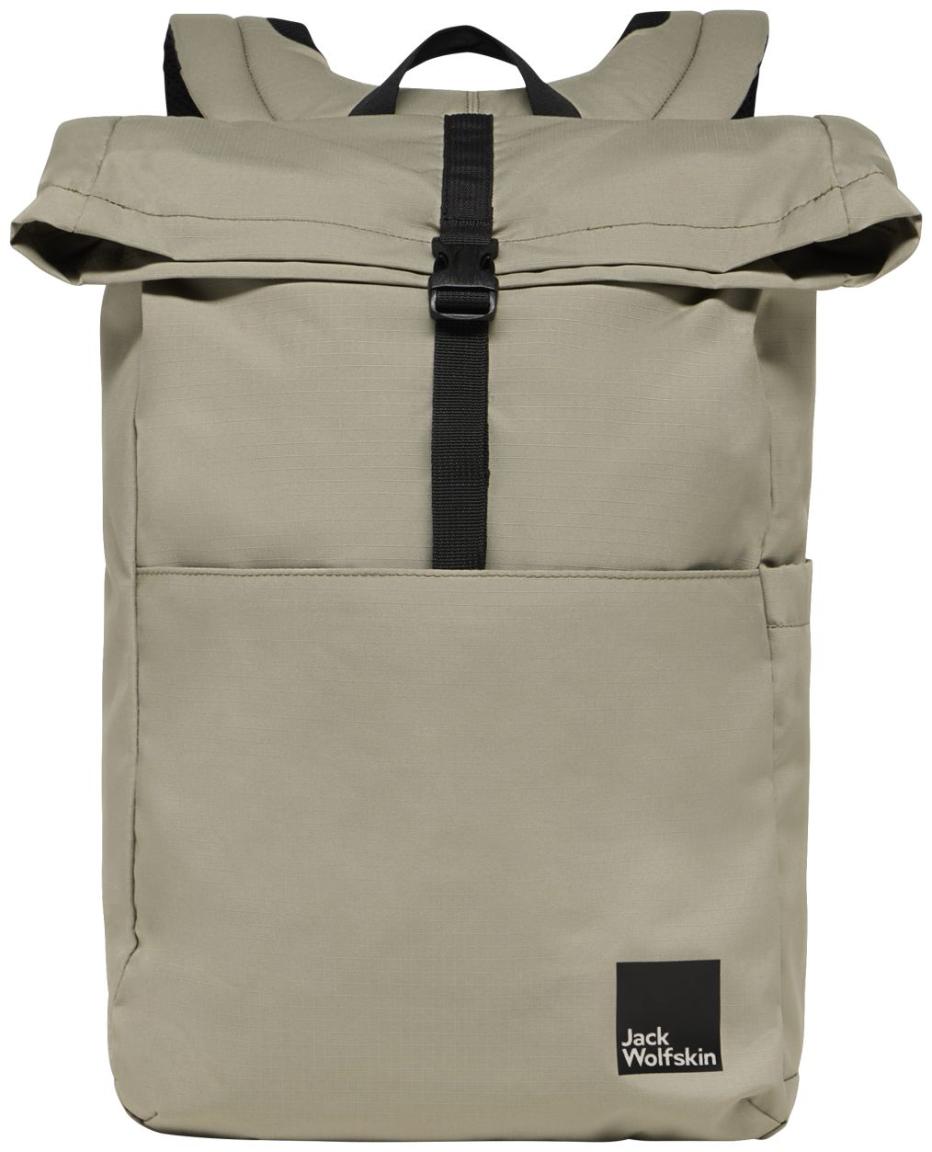 Jack Wolfskin Island Rolltop Rucksack Grau ergonomisch