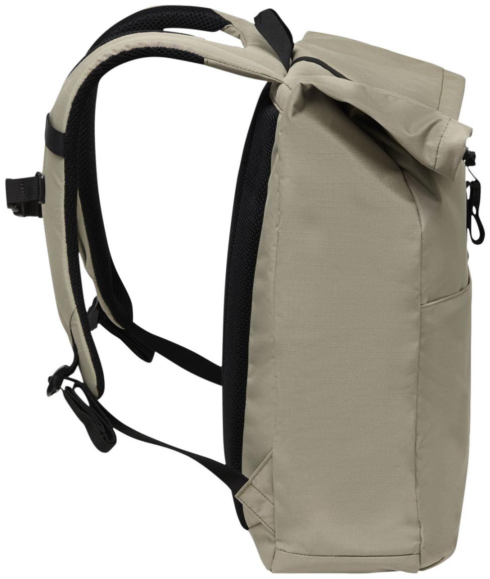 Jack Wolfskin Island Rolltop Rucksack Grau ergonomisch