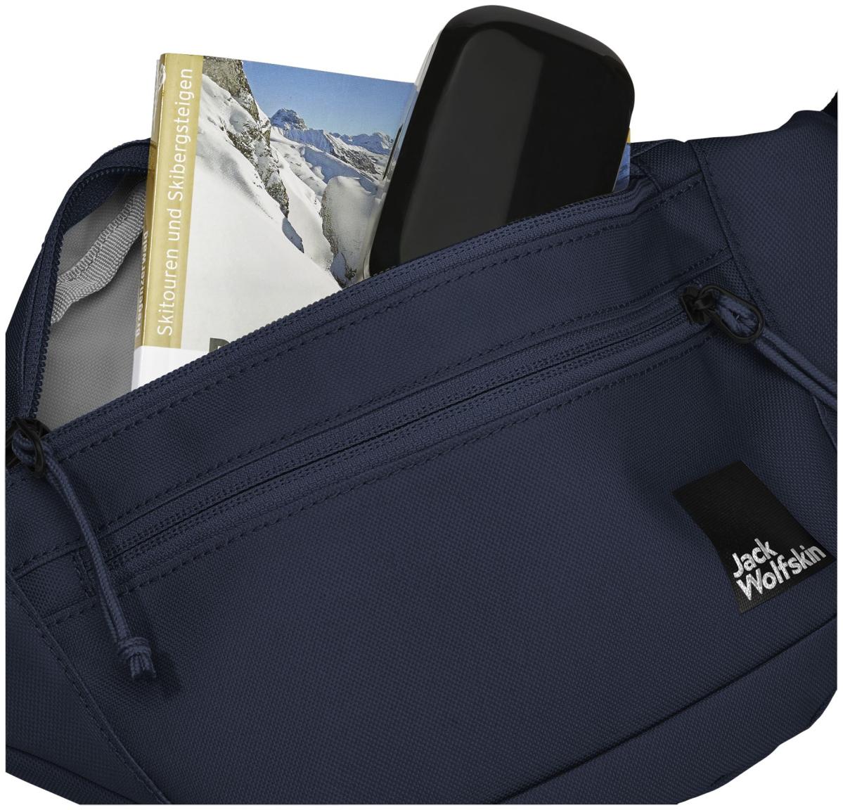 Jack Wolfskin Konya Hipbag sportliche Hüfttasche Midnight Sky Bluesign