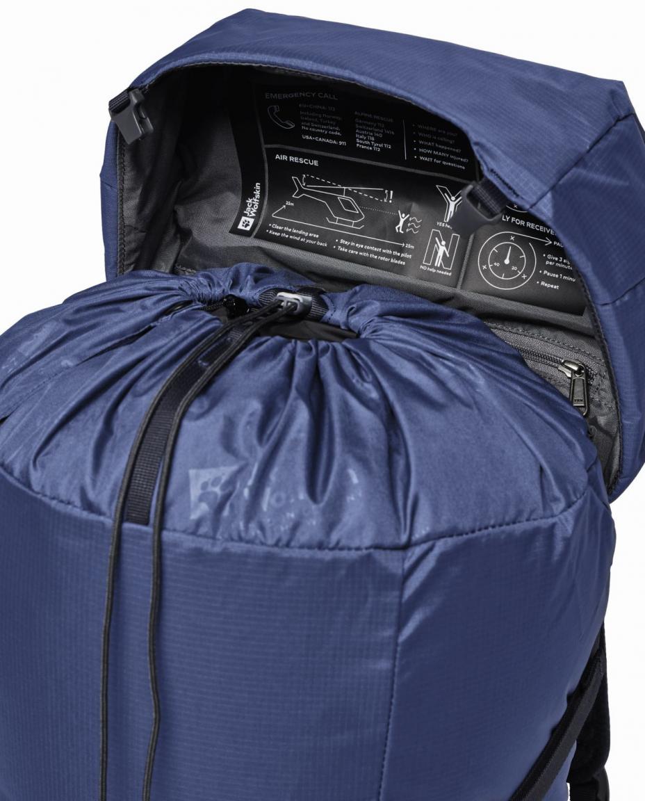 Jack Wolfskin Wanderrucksack Cyrox Shape 35 Liter blau Evening Sky