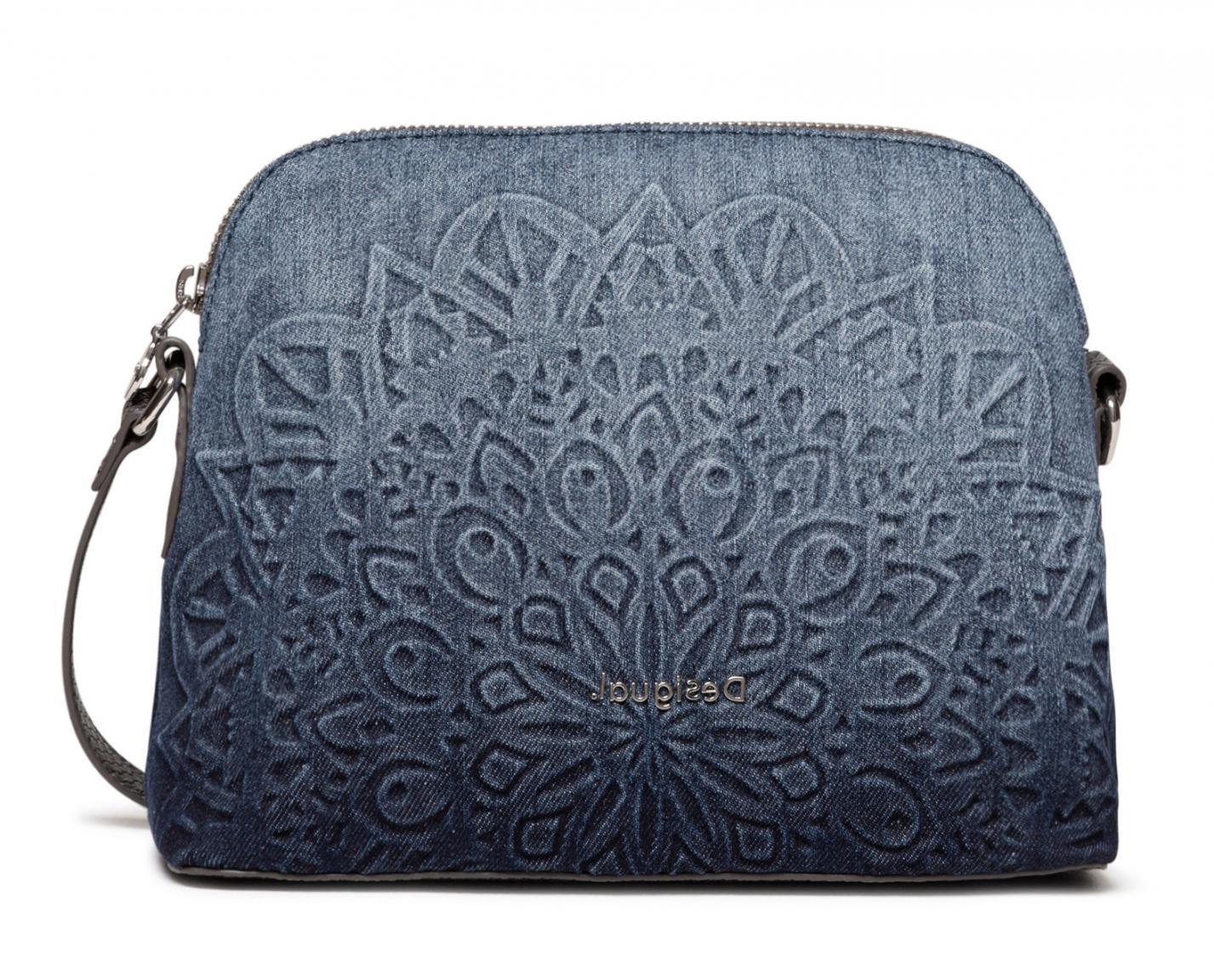 Jeanstasche Deia Desigual Seven Seas blau ombre geprägt
