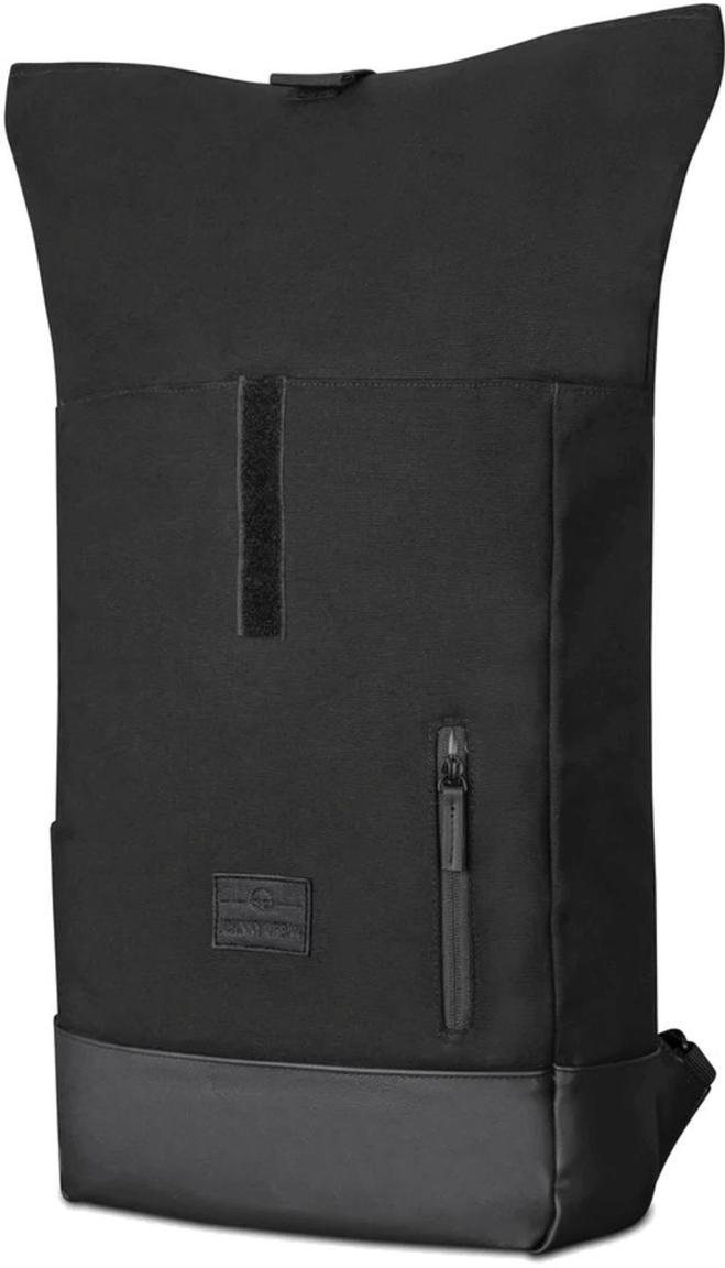 Johnny Urban Allround Backpack Adam Medium imprägnierte Baumwolle Black Vegan