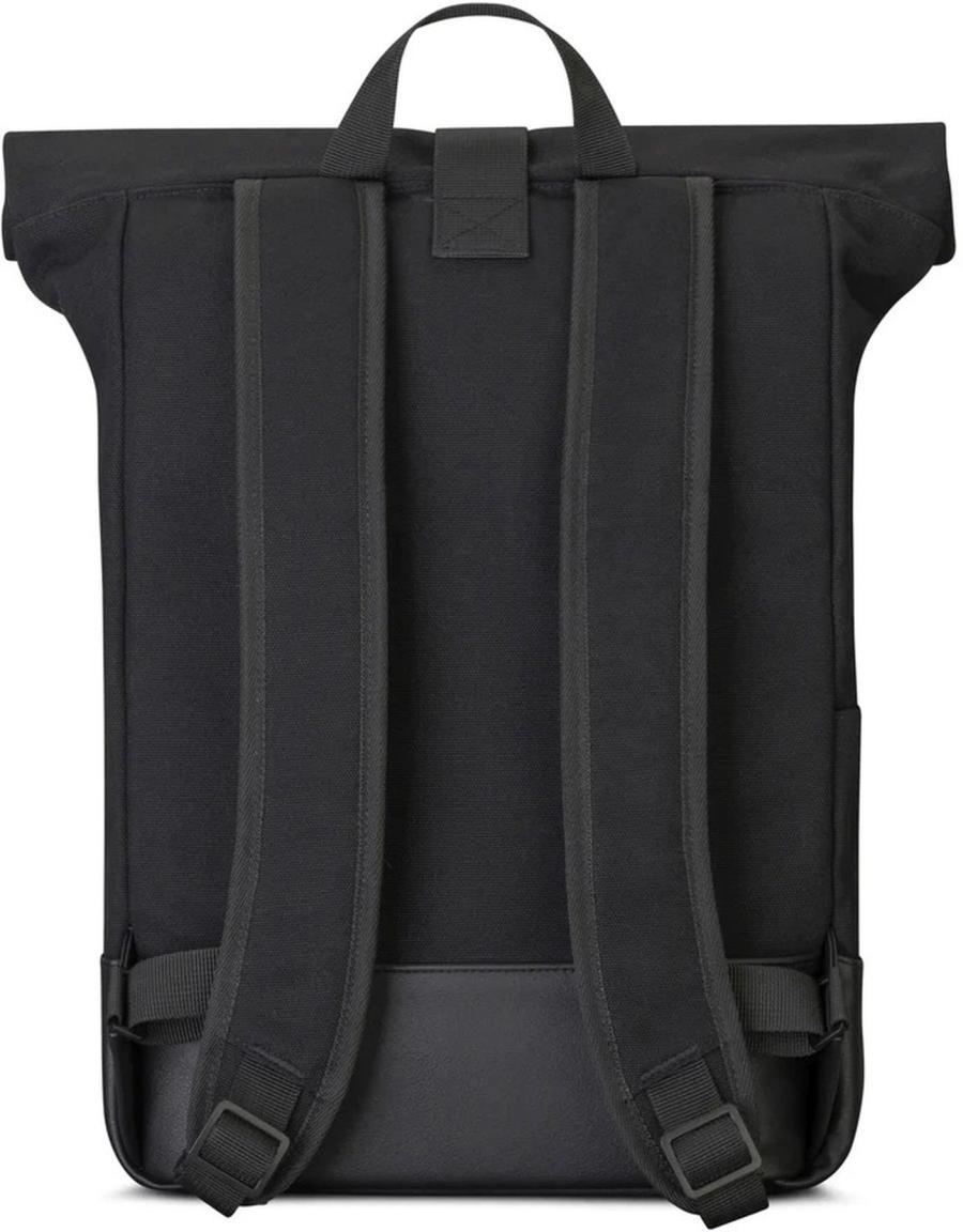 Johnny Urban Allround Backpack Adam Medium imprägnierte Baumwolle Black Vegan