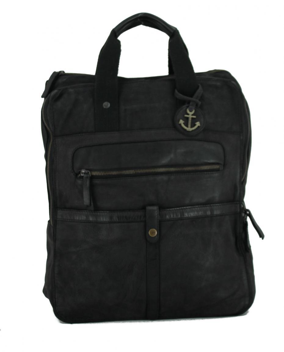 Jonas grosser Laptoprucksack Harbour2nd Ash schwarz