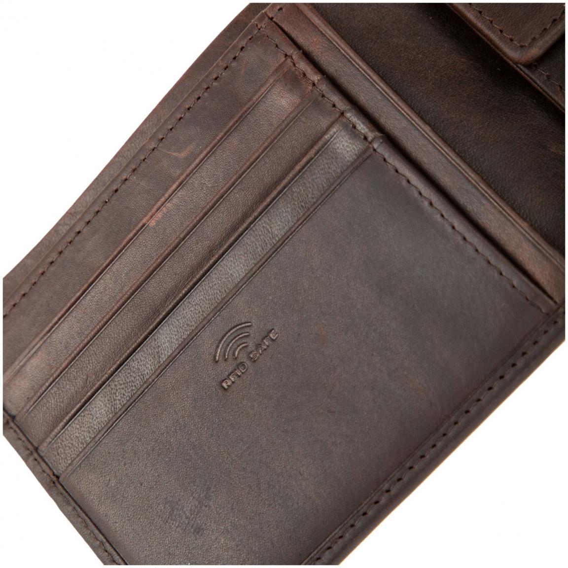 Joop! Loreto Ninos Herrenportemonnaie Billfold mh10 dunkelbraun Leder