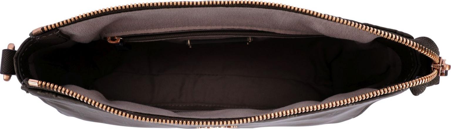 Joop Perlon Schultertasche Black mit Schimmer Jasmina Collana Tessuto