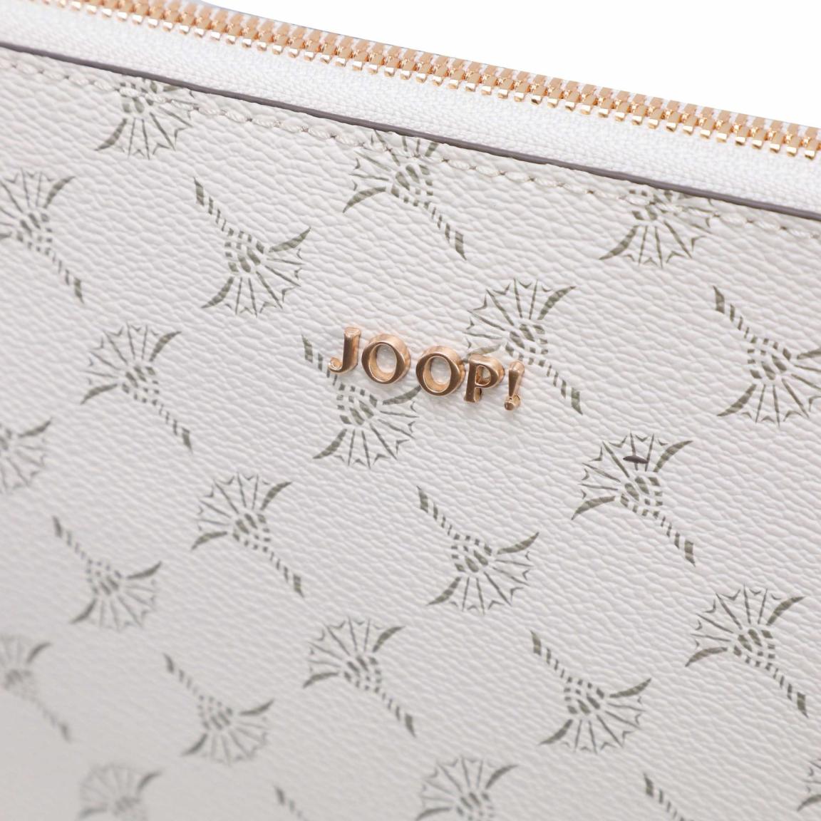 Joop Schultertasche mit Etui Jasmina Cortina Offwhite Markenprint