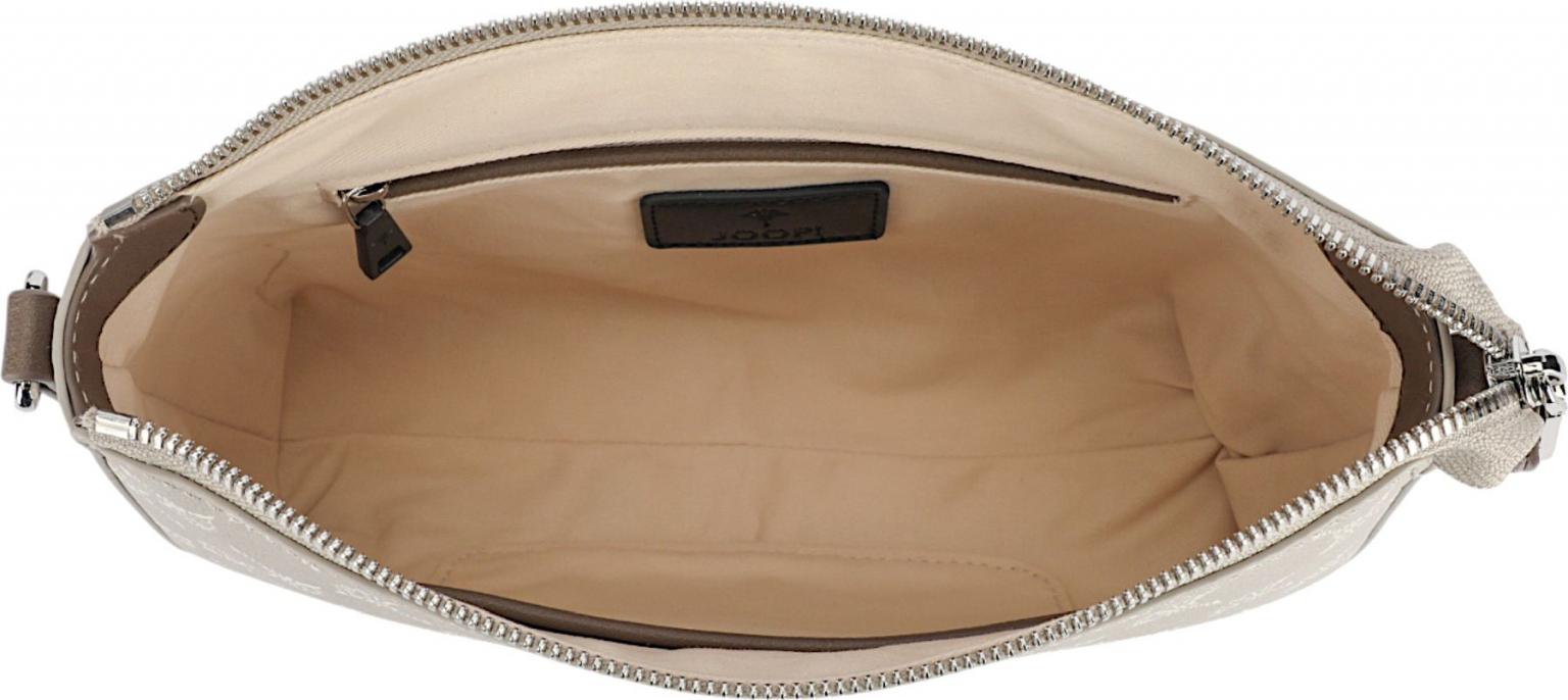 Joop Schultertasche mit Etui Jasmina Cortina Taupegrau Pelican Cornflower
