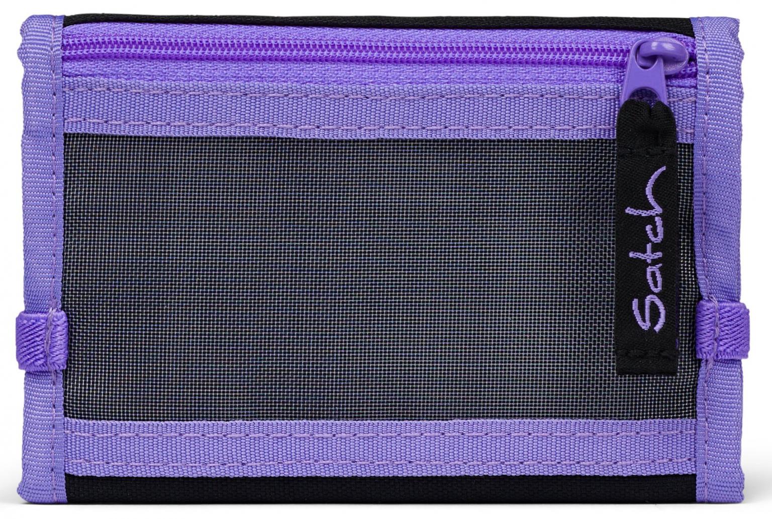 Jugendbörse Satch Purple Phantom schwarz Nylon Schülerausweis