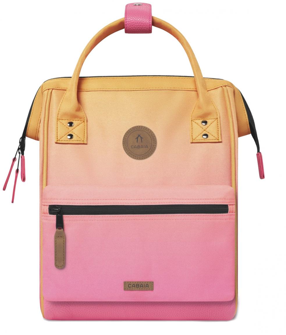 Jugendrucksack Cabaia Adventurer Small Cabourg Tie and Dye Orange vegan