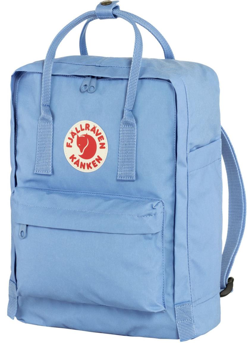 Jugendrucksack Fjällräven Kanken Ultramarine reflektierend Sitzkissen