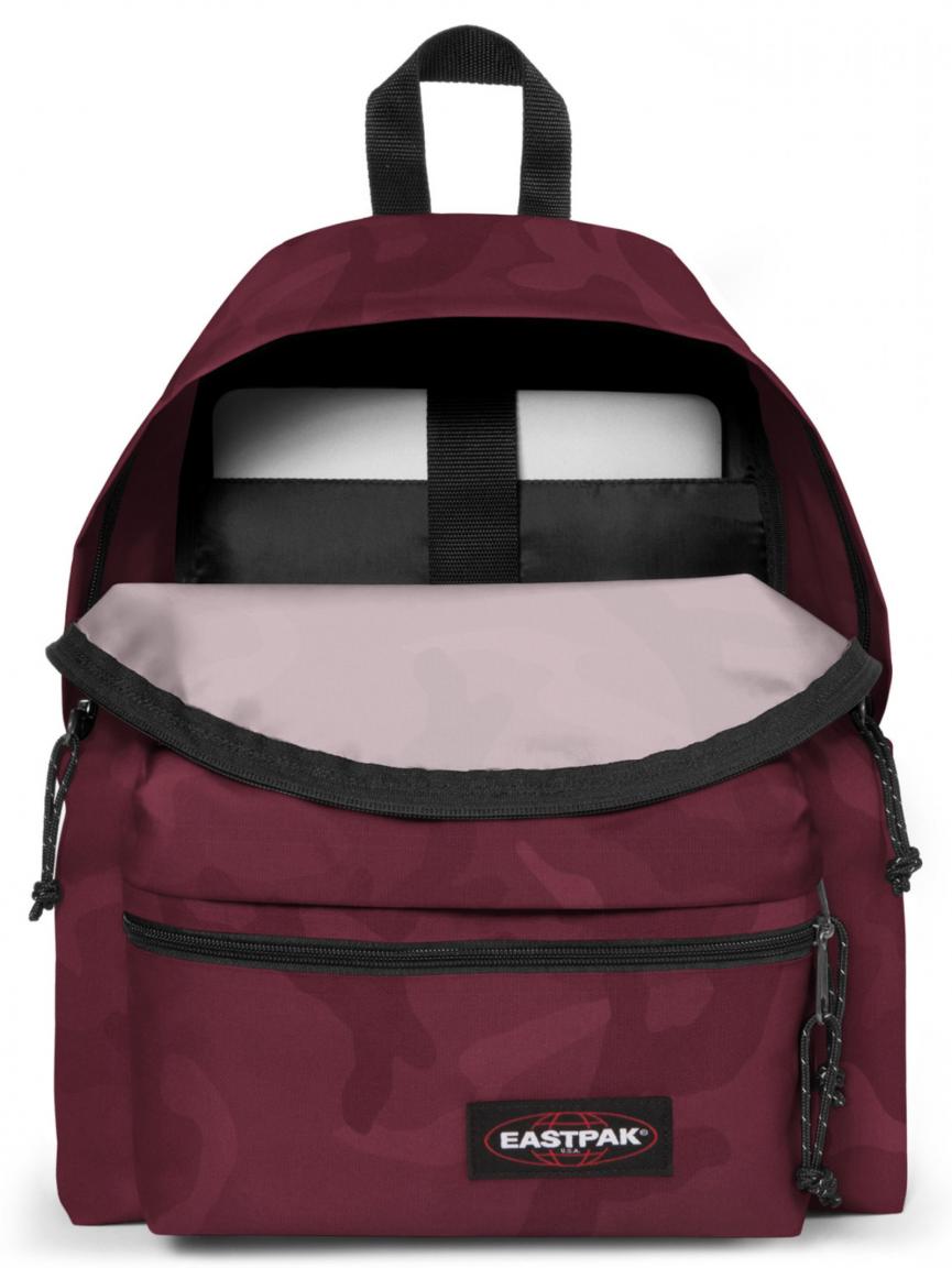 Jugendrucksack Laptopfach Eastpak Padded Rot Musterung Zipplr Rückenpolsterung