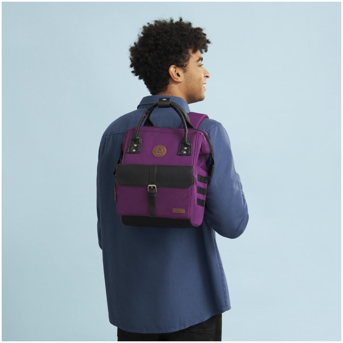 Jugendrucksack lila mit Wechseltasche Cabaia Adventurer Small Singapour