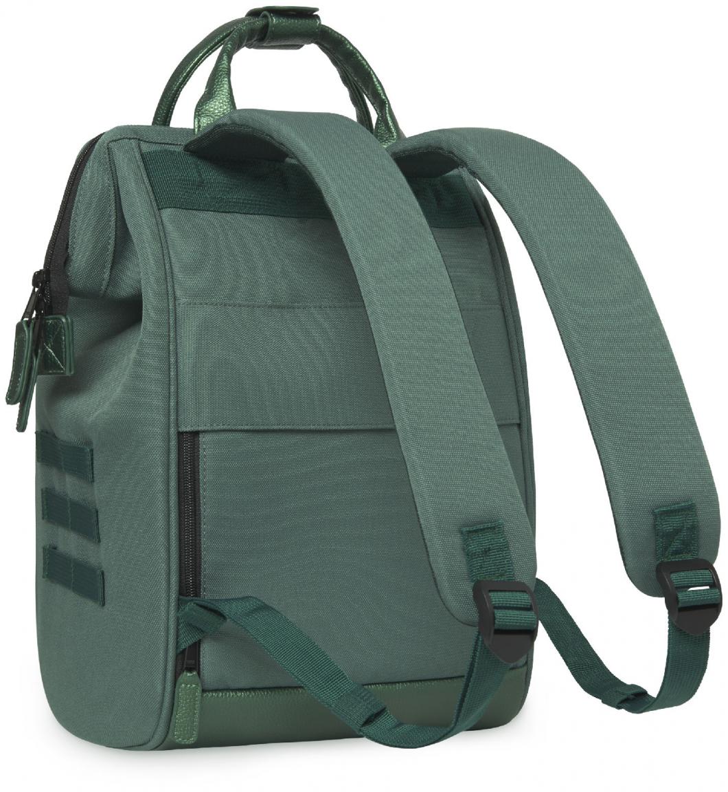 Jugendrucksack mit Laptopfach Wechselfront Cabaia Adventurer Leon grün