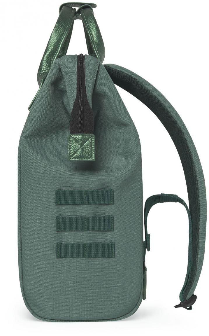 Jugendrucksack mit Laptopfach Wechselfront Cabaia Adventurer Leon grün