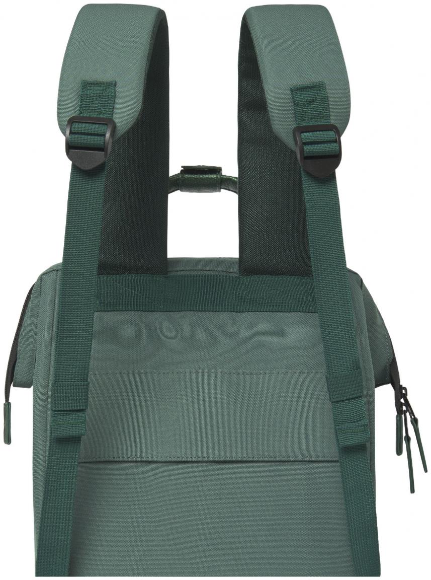 Jugendrucksack mit Laptopfach Wechselfront Cabaia Adventurer Leon grün
