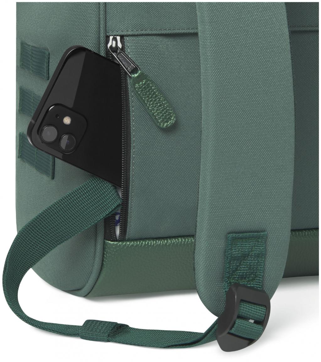 Jugendrucksack mit Laptopfach Wechselfront Cabaia Adventurer Leon grün