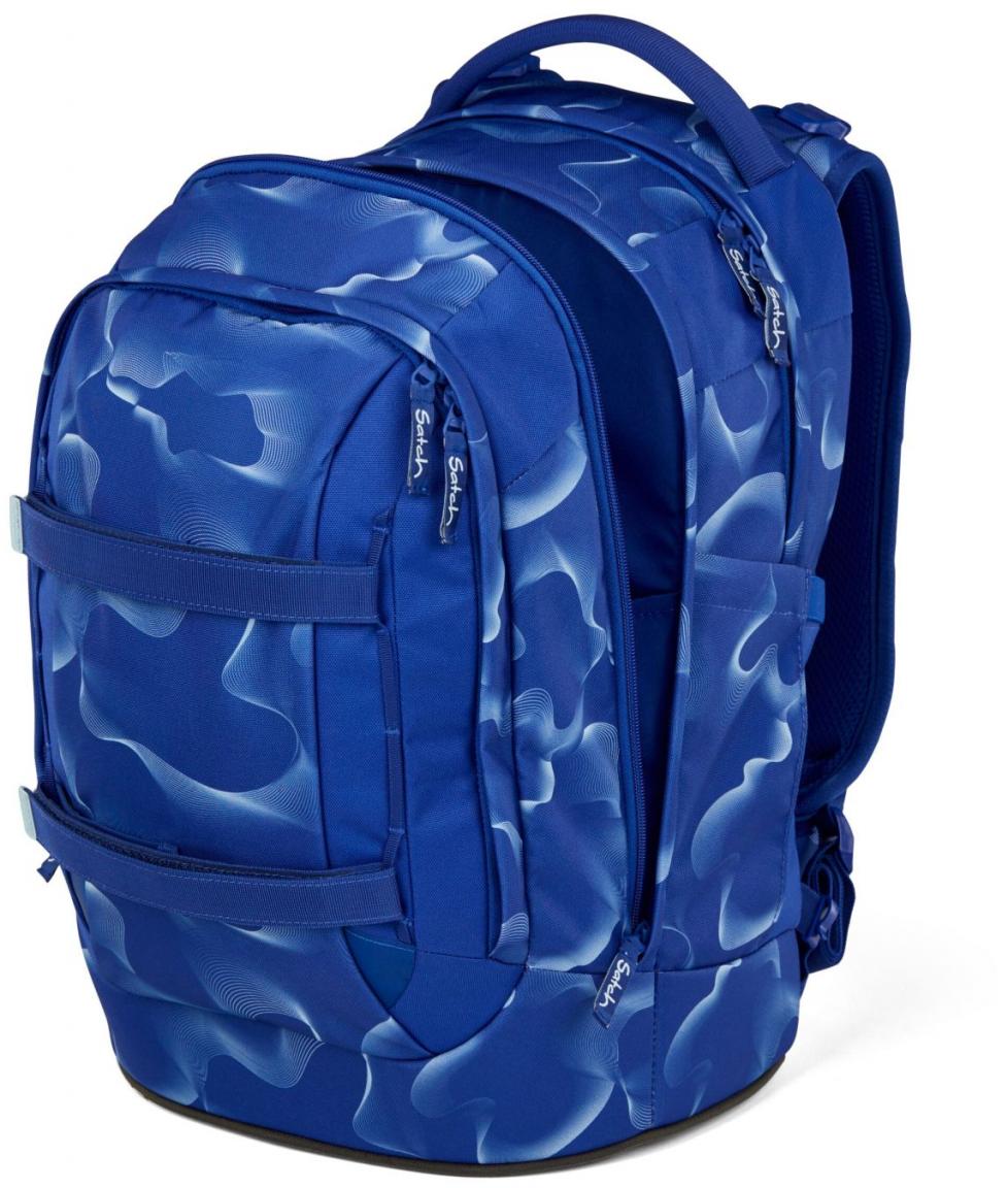 Jugendschulrucksack Satch Vibrant Blue Reflektor Swap
