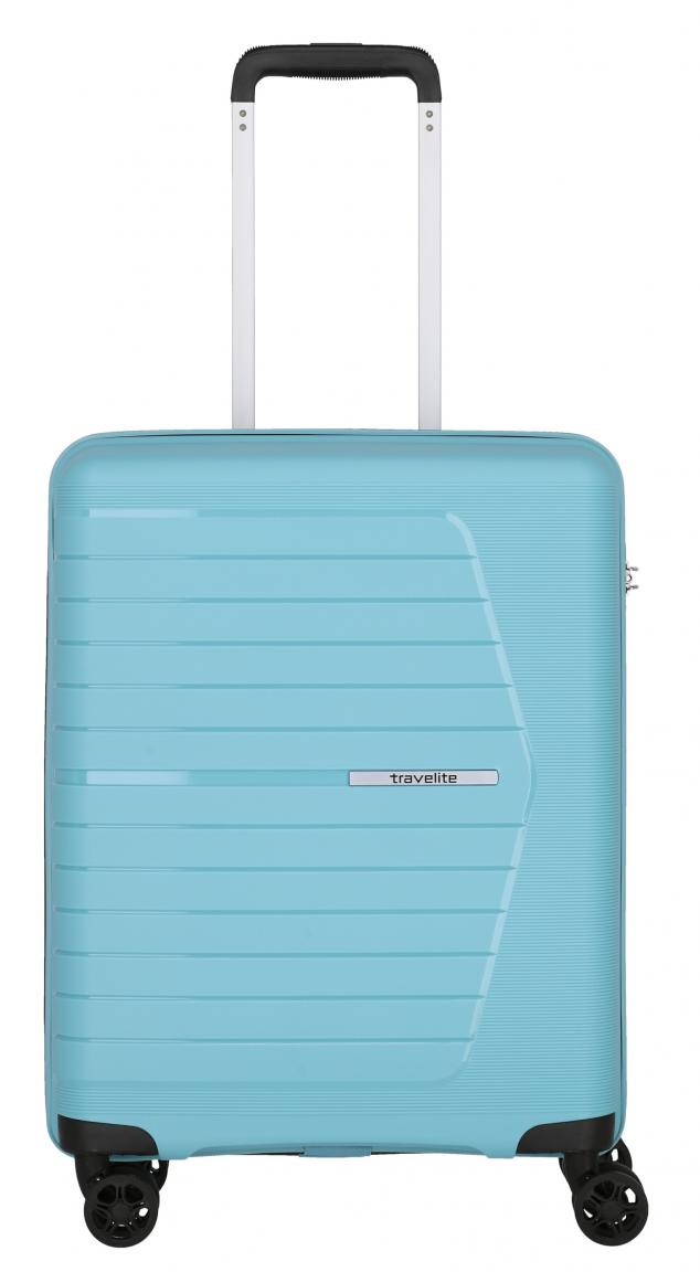 Kabinengepäck Trolley Hellblau Travelite Nubis S 55cm Hartschale