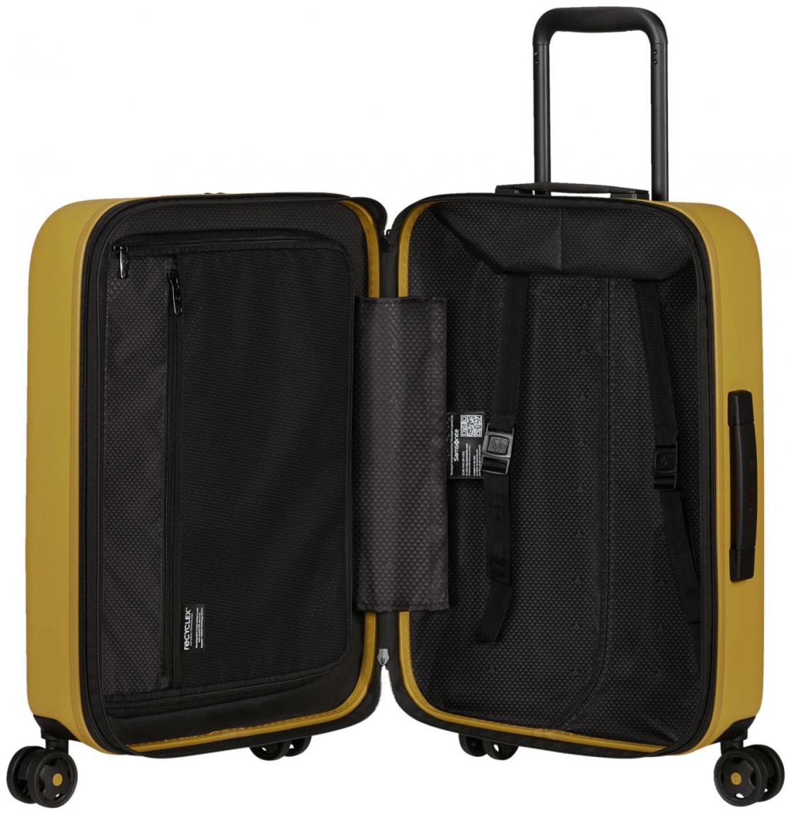 Kabinenkoffer S 55cm Samsonite StackD Mustard senfgelb Hartschale