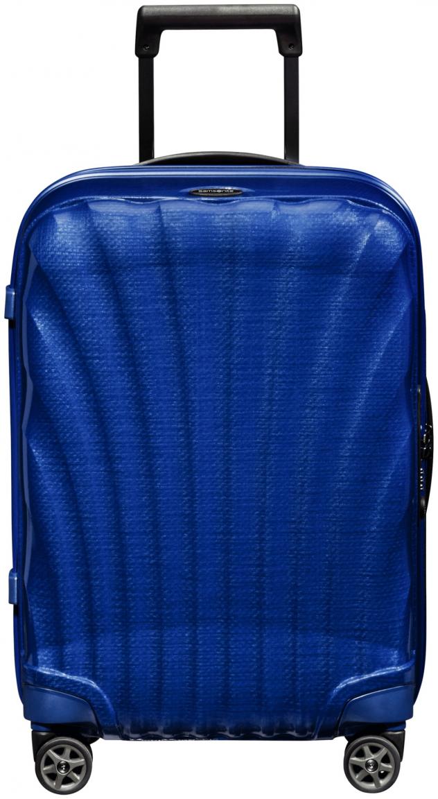 Kabinenkoffer blau Samsonite Trolley C-Lite Spinner S 55cm Deep Blue USB-Anschluss