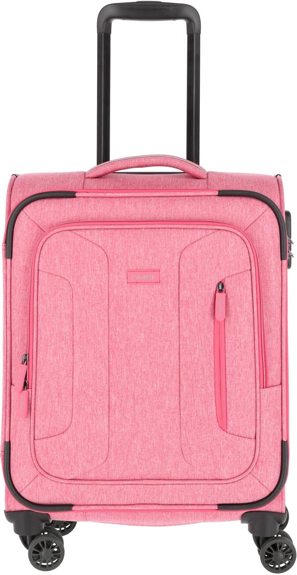 Kabinenkoffer pink Travelite Boja 4-Rad-Trolley S 55cm