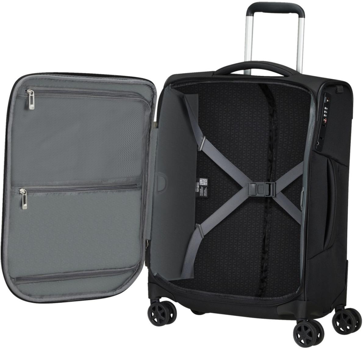 Kabinenkoffer schwarz Ozone Black Samsonite Respark NXT Eco Spinner S 55cm