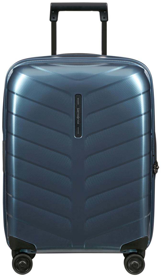 Kabinentrolley Samsonite Attrix S 55cm erweiterbar Steel Blue dunkelblau