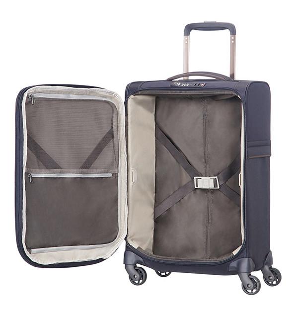Kabinentrolley Samsonite Uplite dunkelblau 4-Rad-Trolley