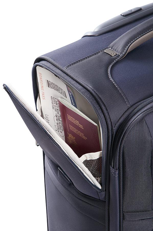 Kabinentrolley Samsonite Uplite dunkelblau 4-Rad-Trolley