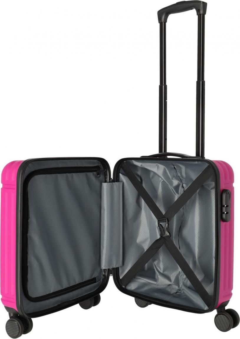 Kabinentrolley Travelite Cruise 4w Cabin Trolley 45cm knallpink Hartschale