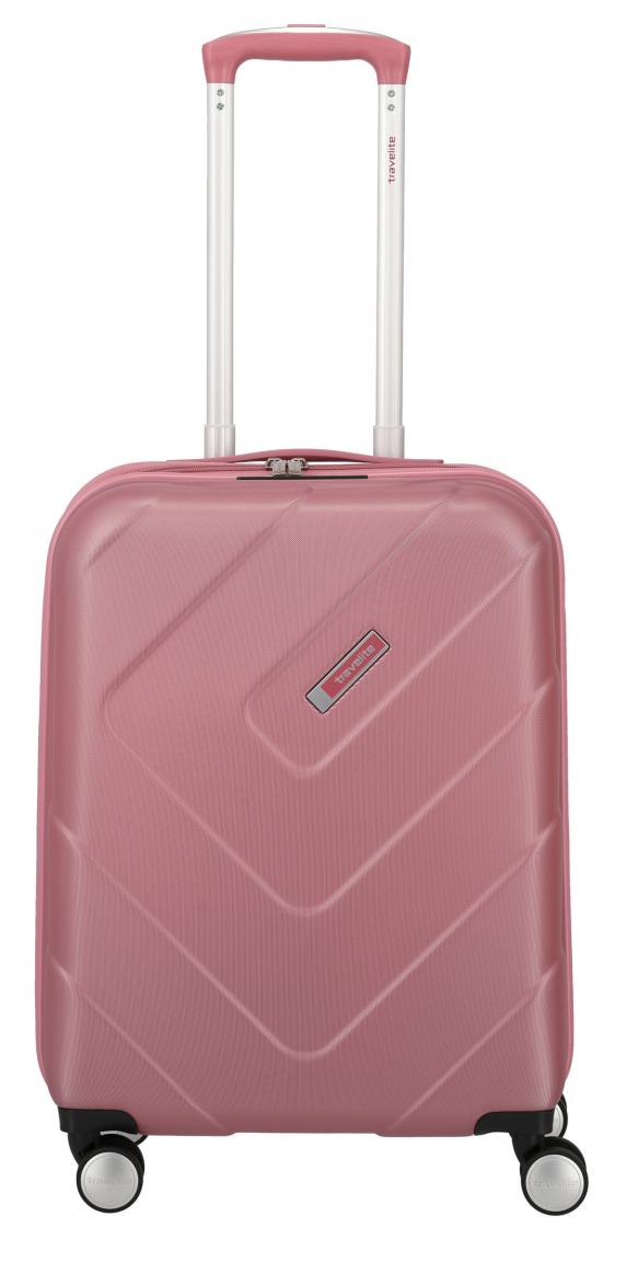 Kabinentrolley Travelite Kalisto S Rose pink Hartschale 55cm