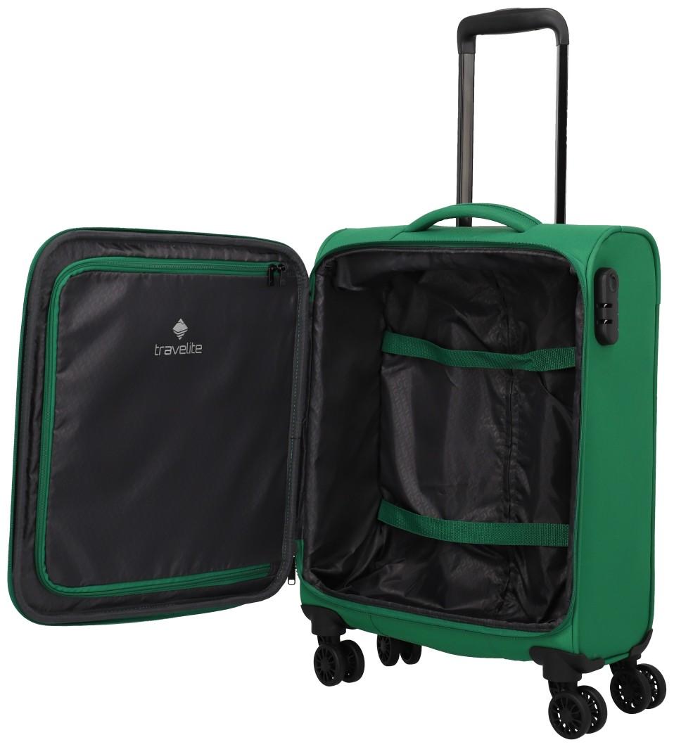 Kabinentrolley Travelite Rügen Green S 55cm Softcase