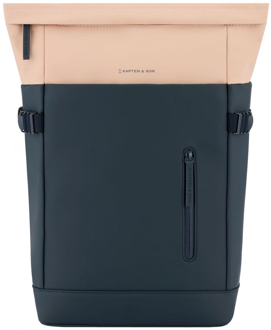 Kapten & Son Backpack Bicolor Helsinki Navy feminin Blush