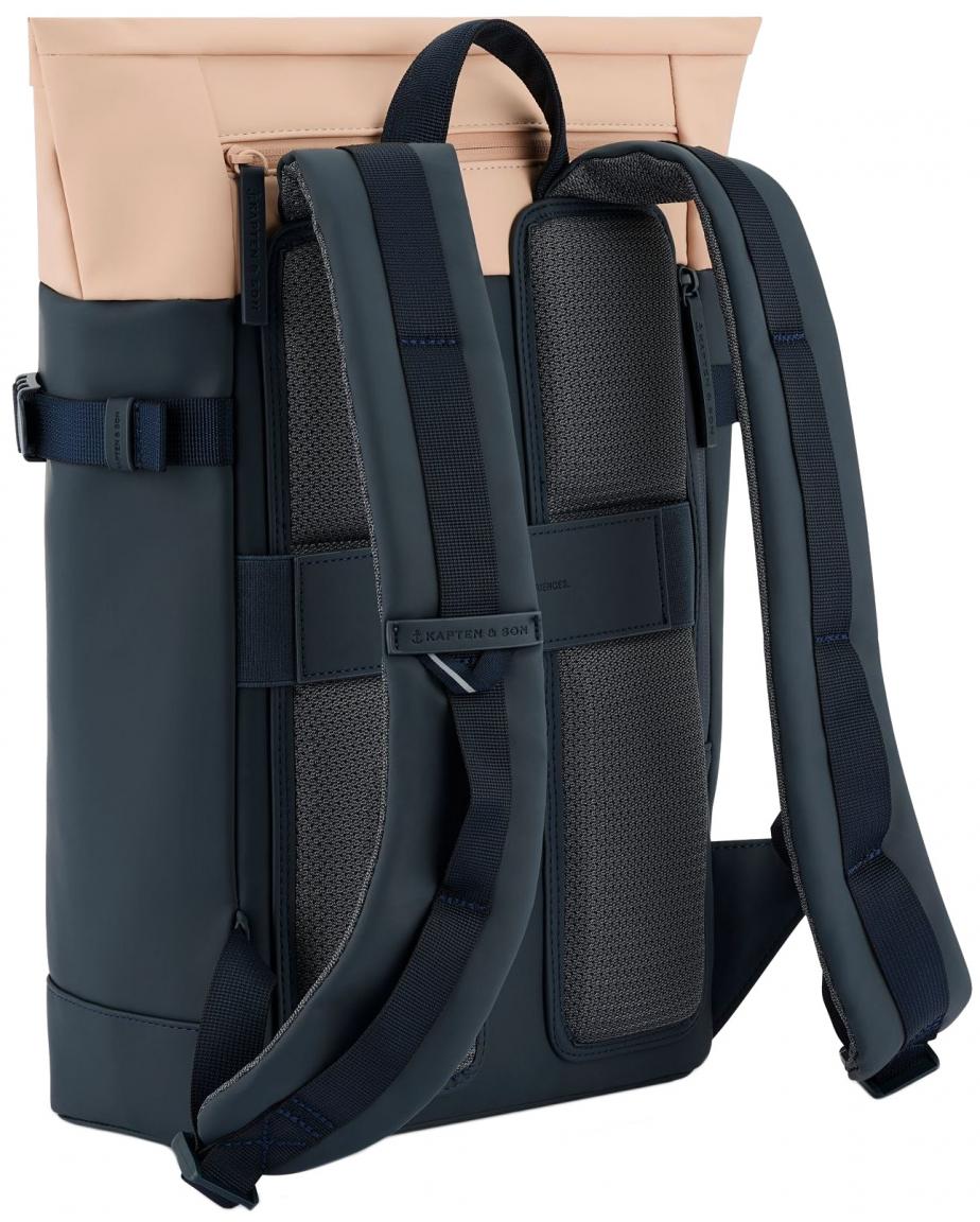 Kapten & Son Backpack Bicolor Helsinki Navy feminin Blush