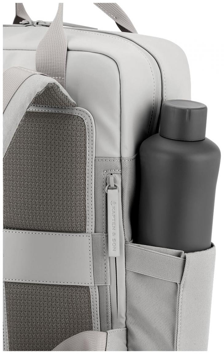 Kapten & Son Businessrucksack Bergen Pro Greige unisex 14 Liter