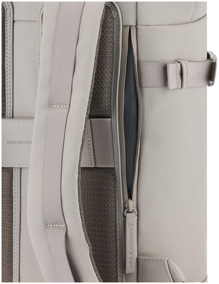 Kapten & Son Businessrucksack Helsinki Dusty Sand Cordsamt beige Laptop