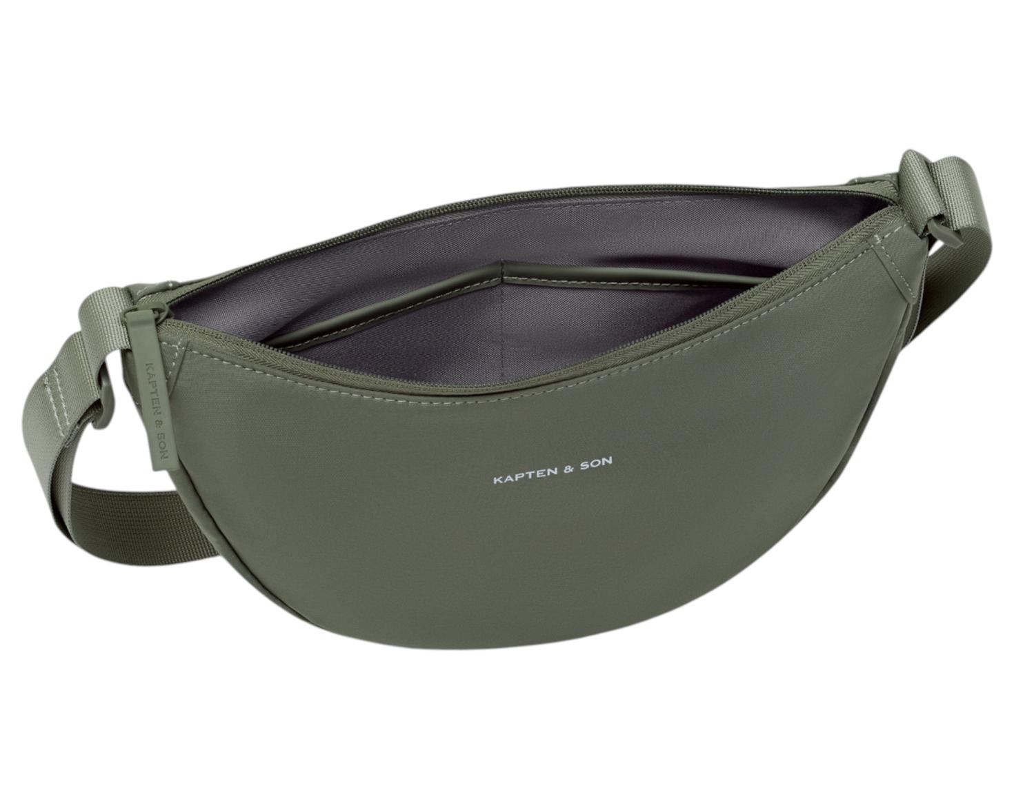Kapten & Son Essential Moon Bag Crossovertasche Dusty Green - Grün
