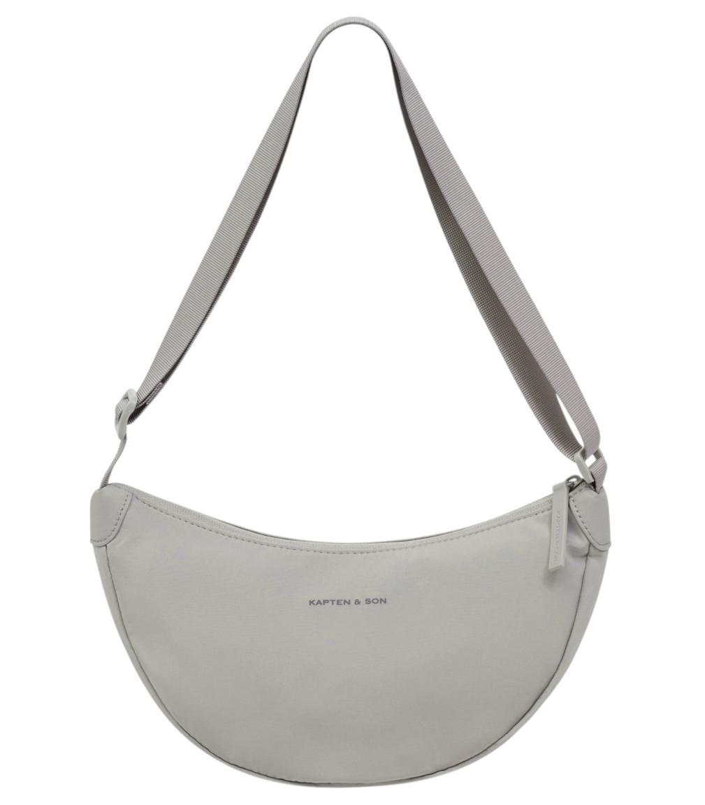 Kapten & Son Essential Moon Bag Crossovertasche Greige - Beigegrau