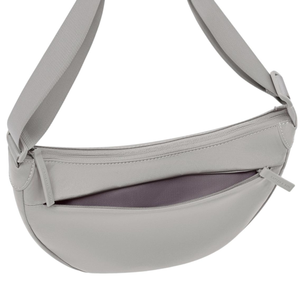 Kapten & Son Essential Moon Bag Crossovertasche Greige - Beigegrau
