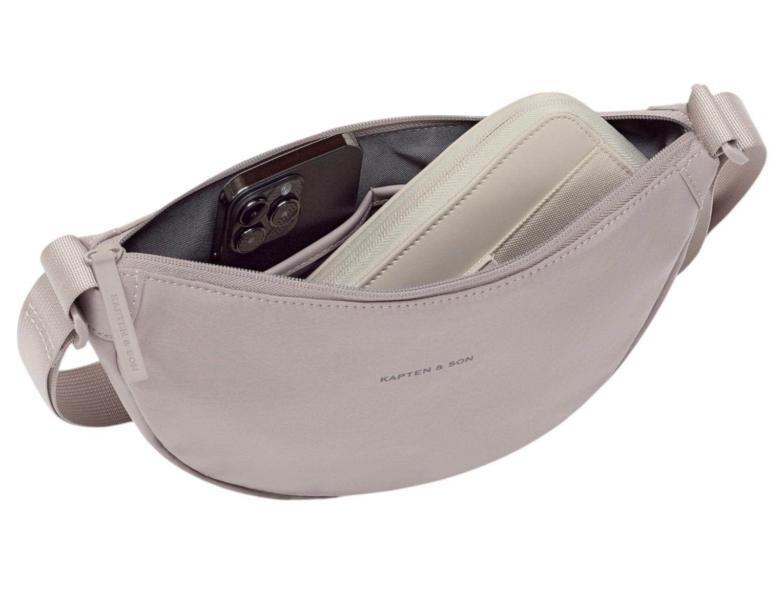 Kapten & Son Essential Moon Bag Crossovertasche Muted Rose - Altrosa