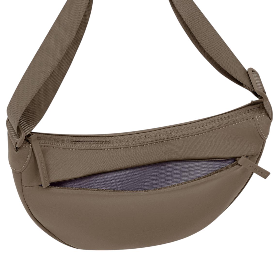 Kapten & Son Essential Moon Bag Crossovertasche Walnut - Braun