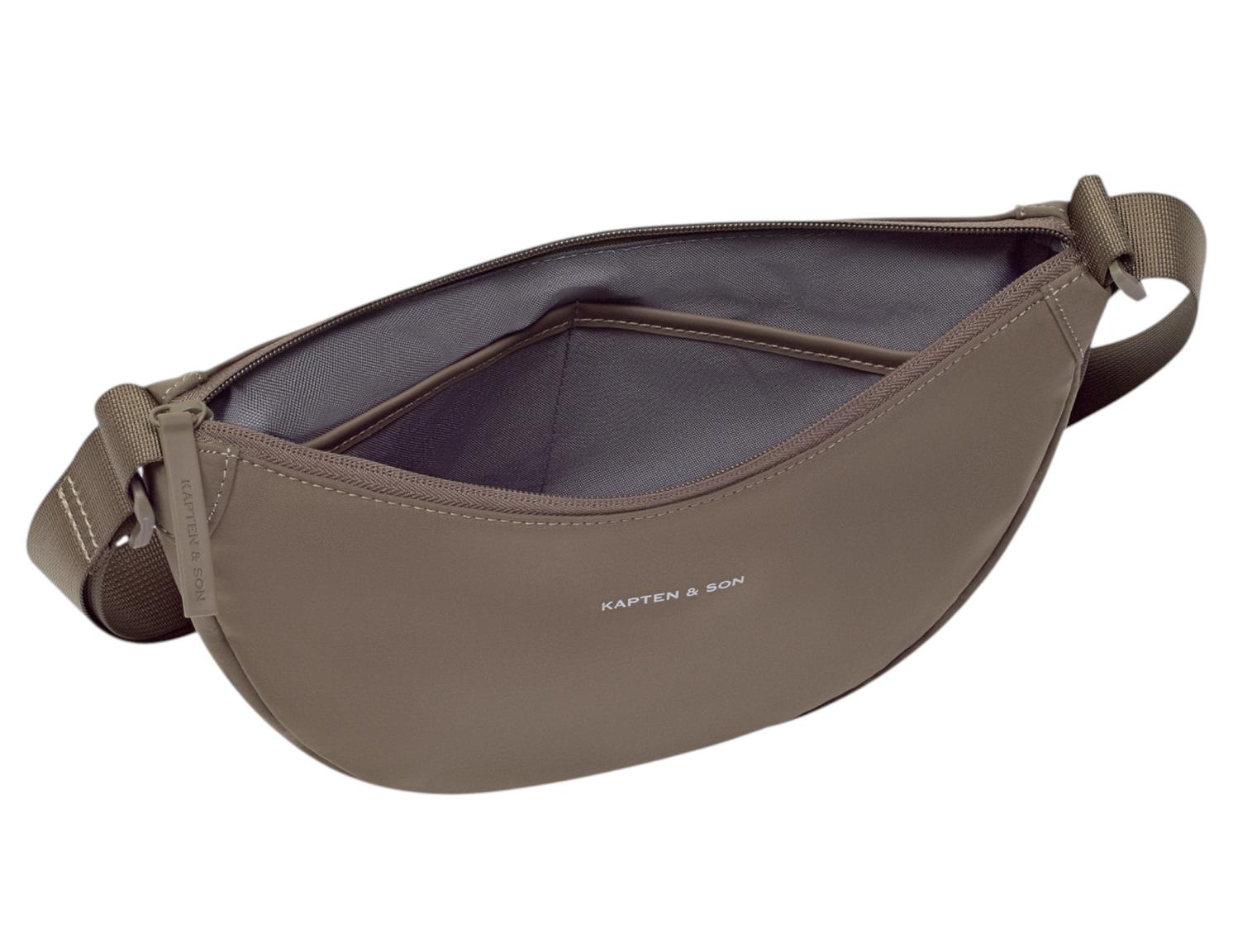 Kapten & Son Essential Moon Bag Crossovertasche Walnut - Braun