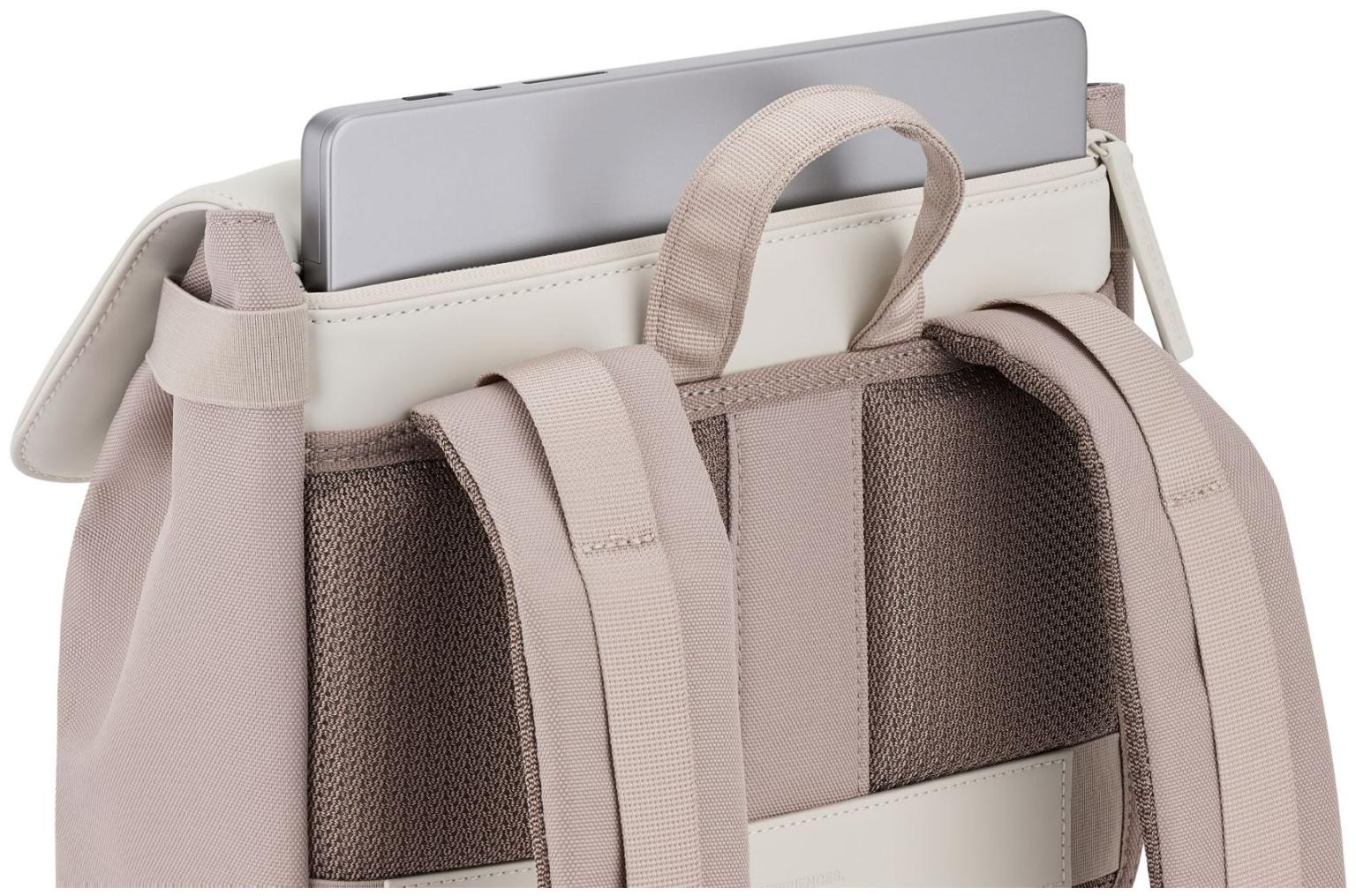 Kapten & Son Outdoorrucksack FYN Überschlag Cordsamt Materialmix Dusty Khaki