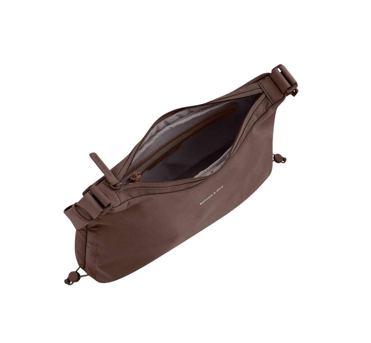 Kapten & Son Skara Small Umhängetasche Nylon Chocolate Brown