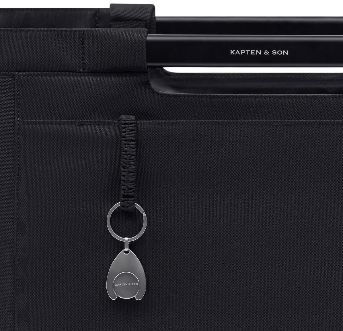 Kapten & Son Vaasa Einkaufskorb All Black