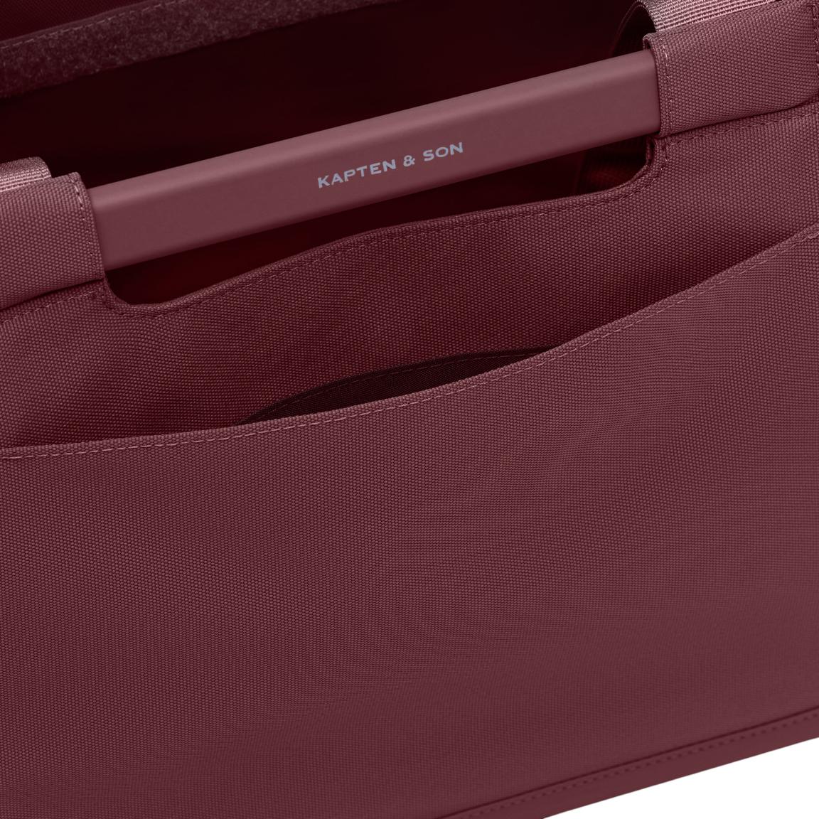 Kapten & Son Vaasa Einkaufskorb Burgundy - Weinrot