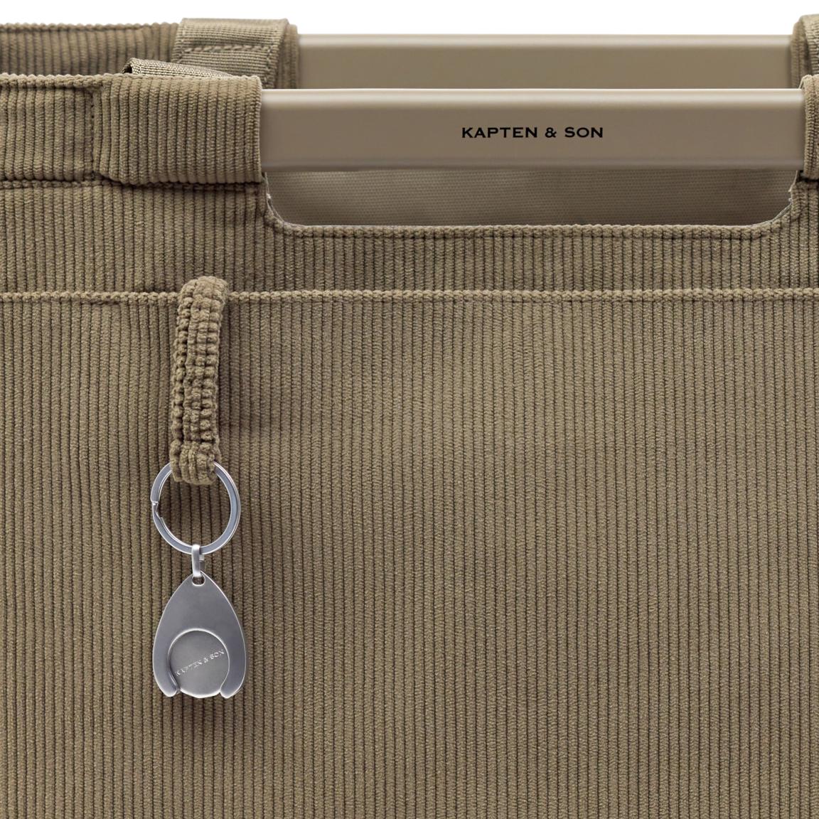 Kapten & Son Vaasa Einkaufskorb Cord Dusty Khaki