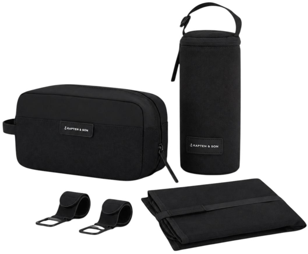 Kapten & Son Wickelrucksack Bergen Pro All Black
